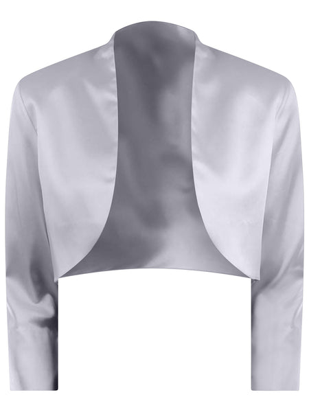 Ladies silver bolero clearance jacket