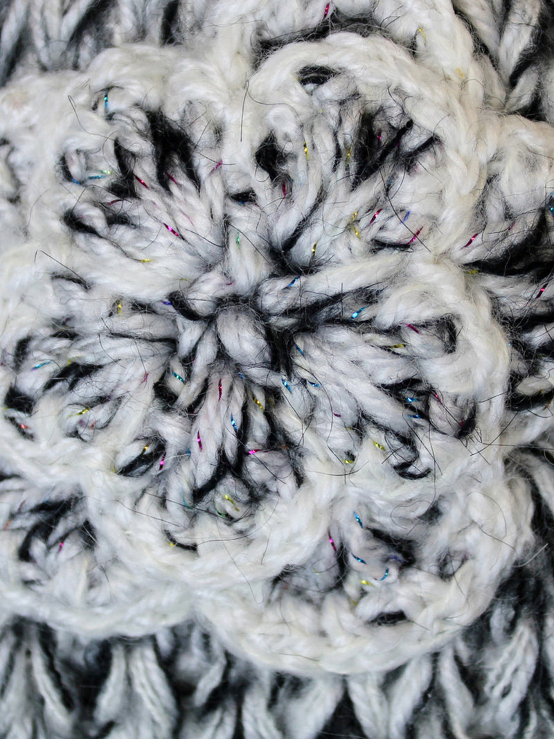 Crochet Knit Infinity Scarf