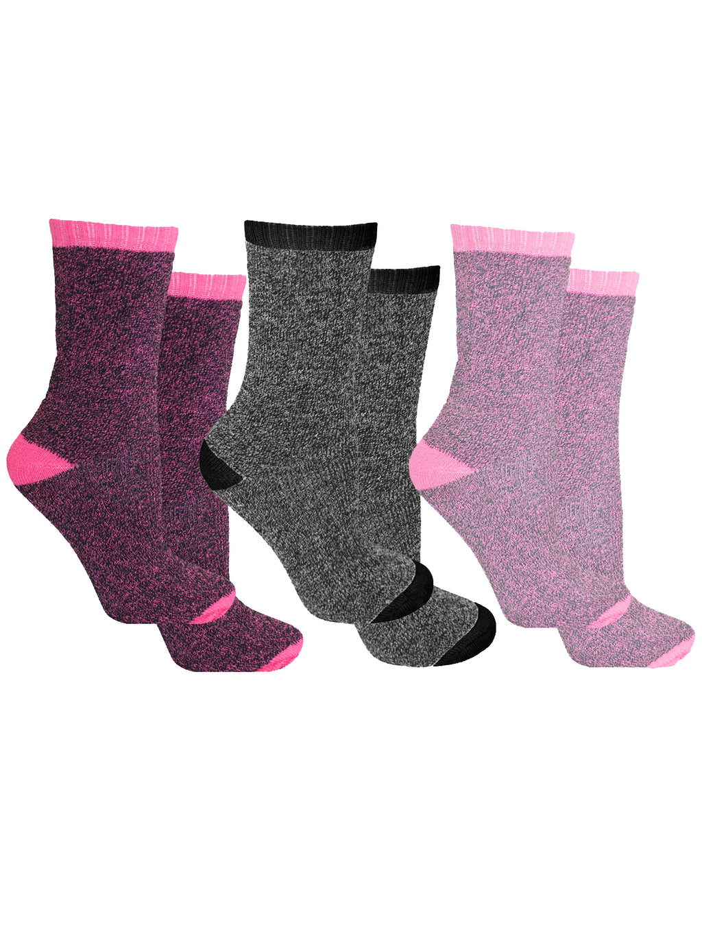 Warm Mega Thermal Heated 3 Pack Womens Socks