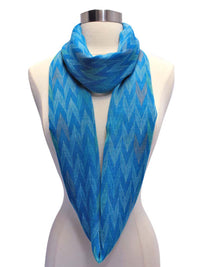 Colorful Light Zigzag Ring Infinity Scarf