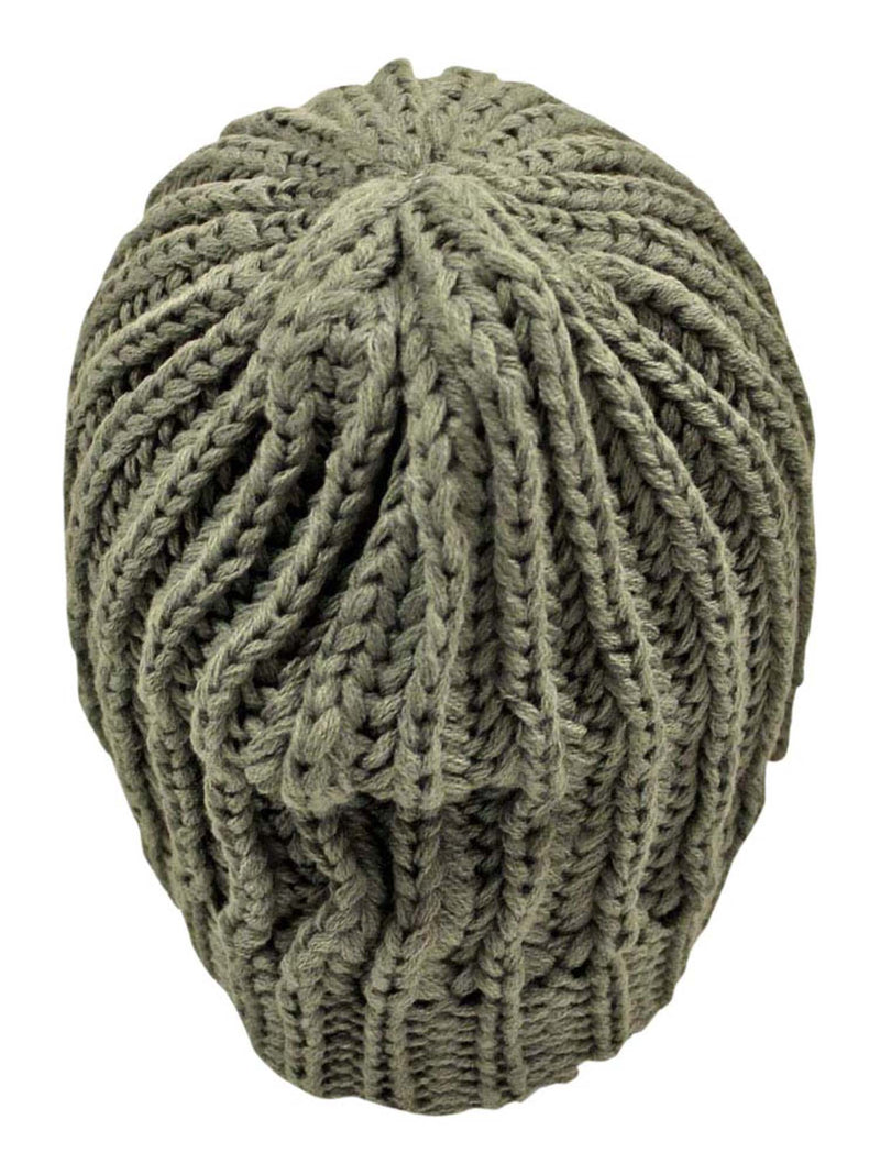 Thick Chunky Knit Tight Beanie Hat