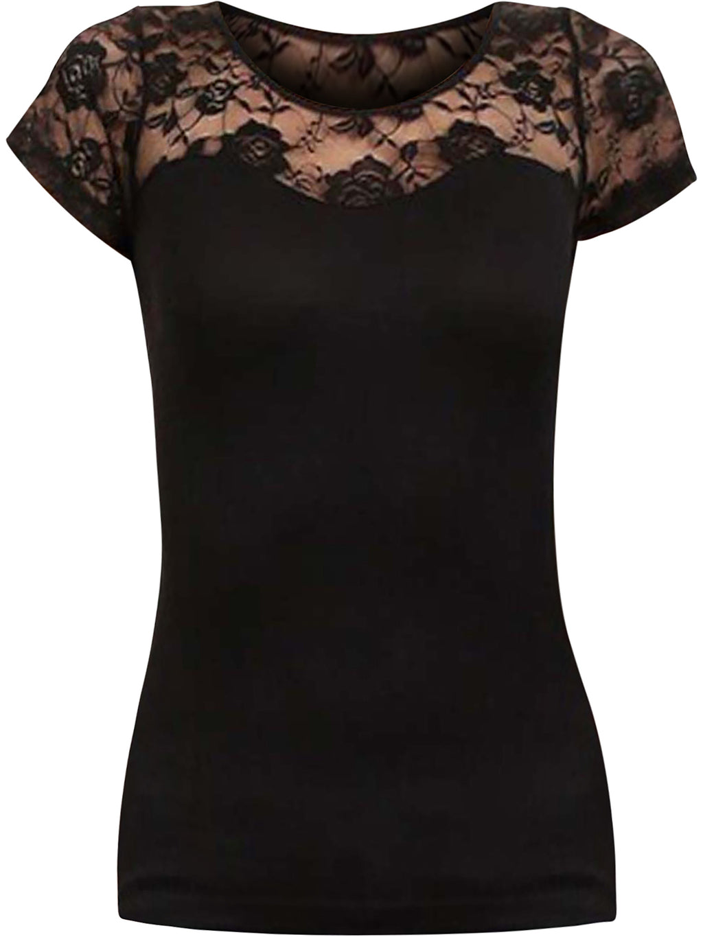 Short Sleeve Lace Top