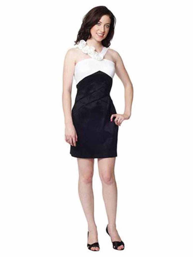 Taffeta One Shoulder Cocktail Dress