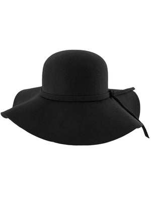 Wide Brimmed Wool Floppy Hat