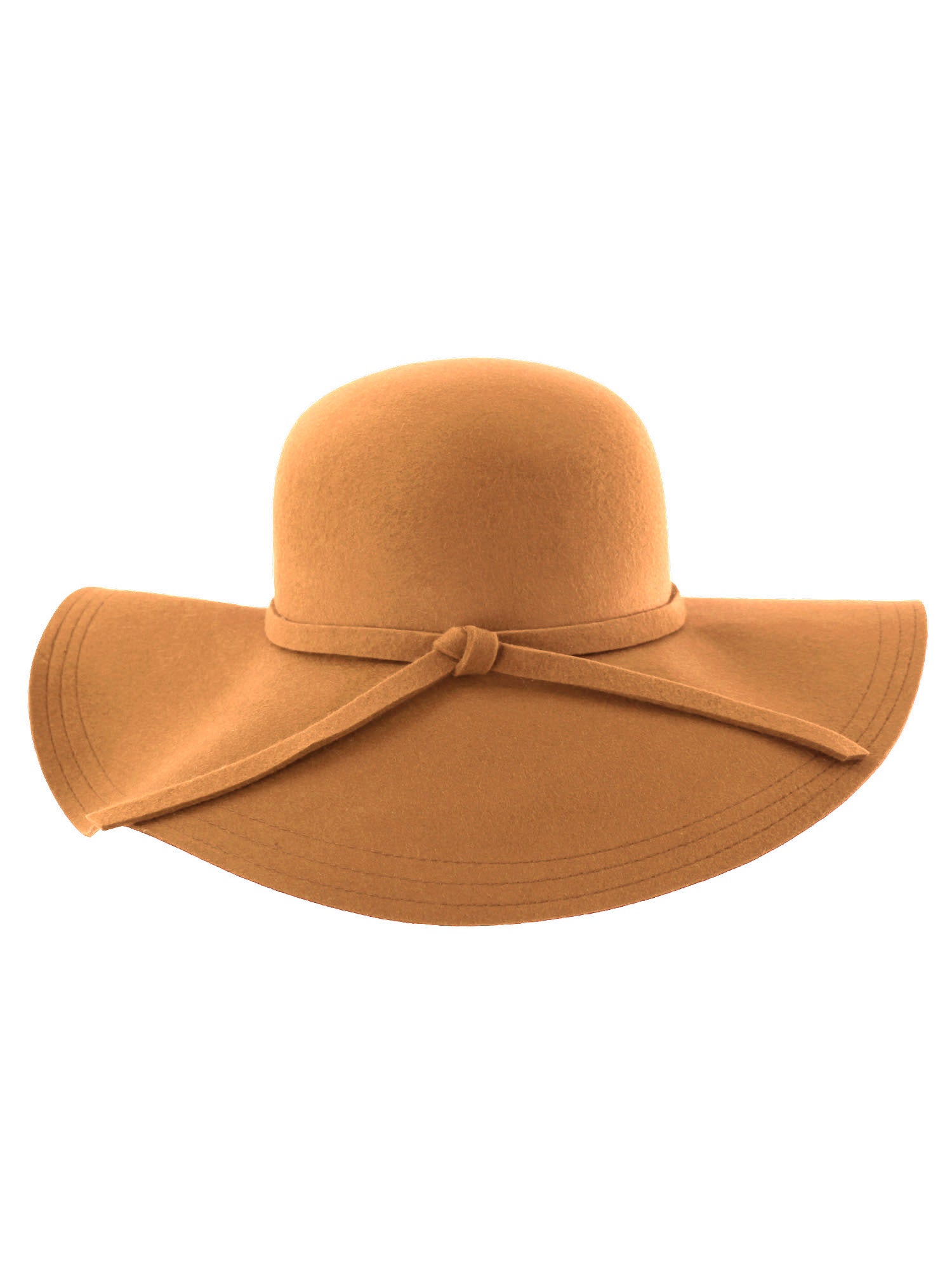 Luxury Divas Wide Brimmed Wool Floppy Hat