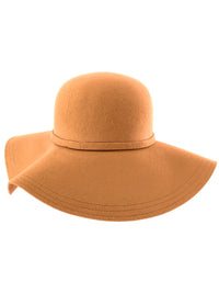 Wide Brimmed Wool Floppy Hat