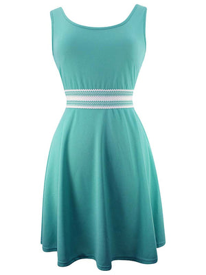 Sleeveless Summer Skater Dress