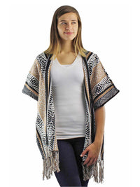Aztec Print Kimono Sweater