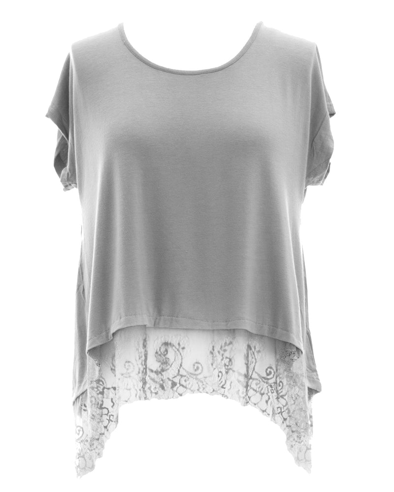 Top With Lace Trim