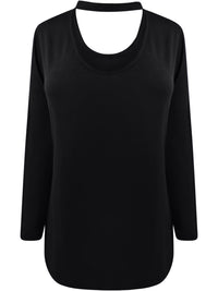 Black Choker Style Top
