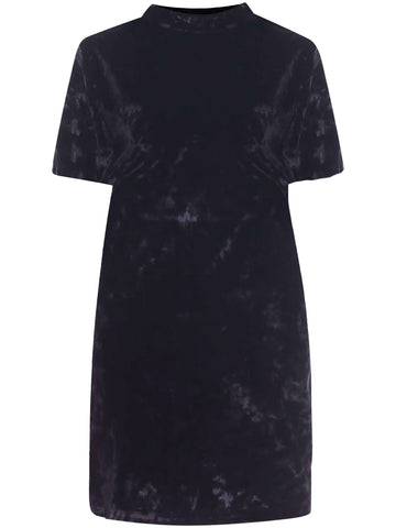 black velvet dress short sleeve Black Velvet Short Sleeve Dress Size Small