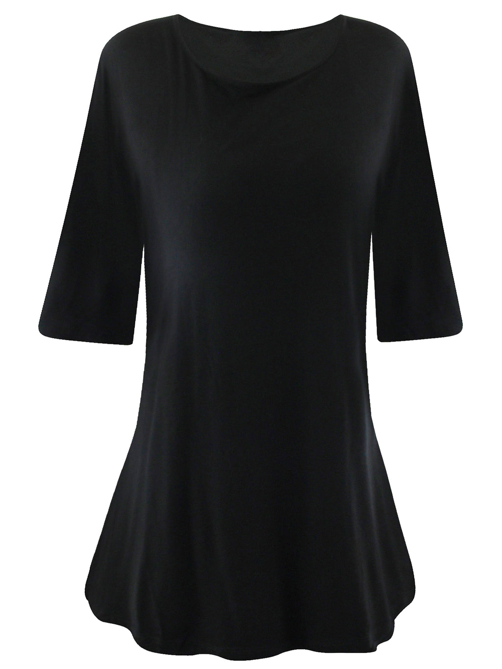 Womens Bell Sleeve Loose Fit Tunic Top