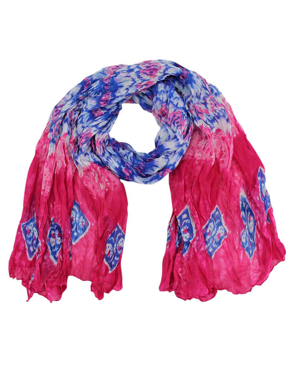 Bohemian Tie-Dye Print Scarf