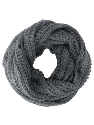 Winter Knit Soft Circle Infinity Scarf