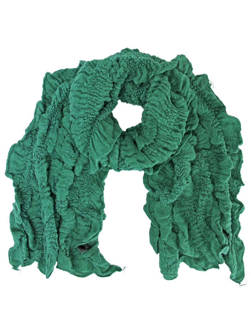 Lightweight Ruffled Popcorn Textured Scarf