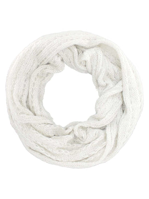 Lacey Knit Infinity Scarf