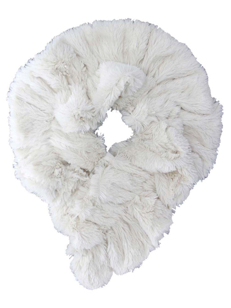Faux Fur Plush Neck Warmer Scarf