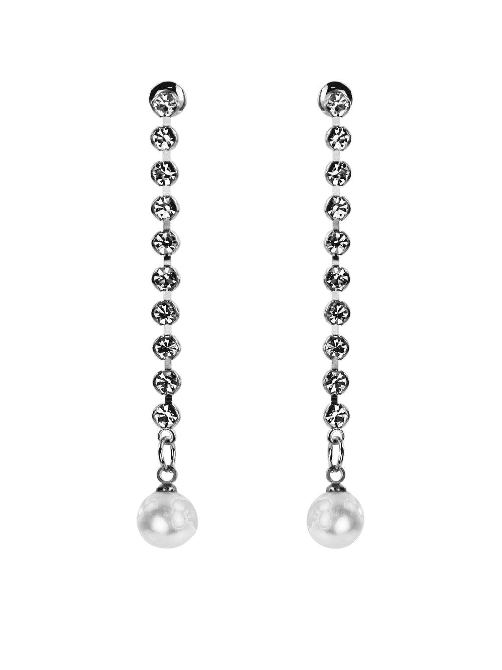 Pearl & Crystal Earrings