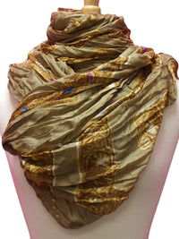 Exotic Jewel Print Light Scarf