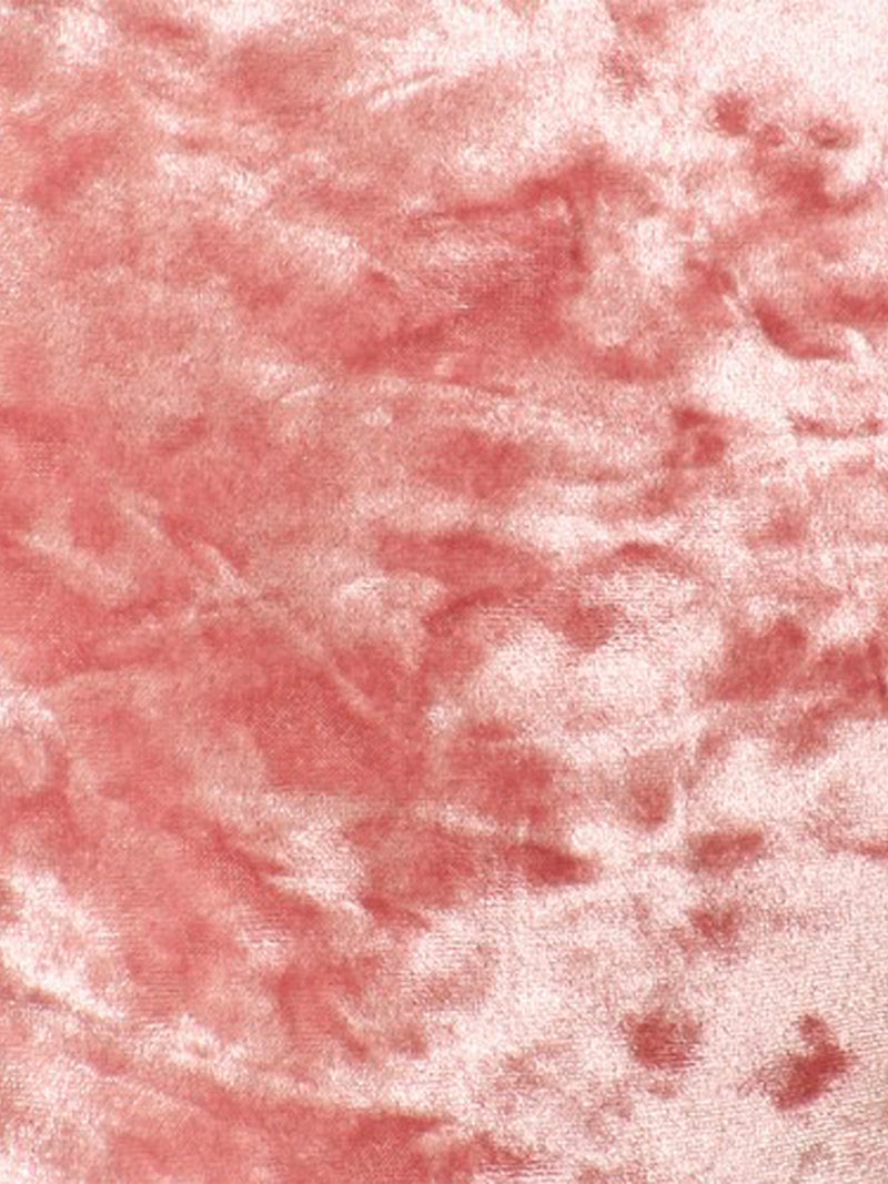 Rose Pink Crushed Velvet Velour Womens Leggings