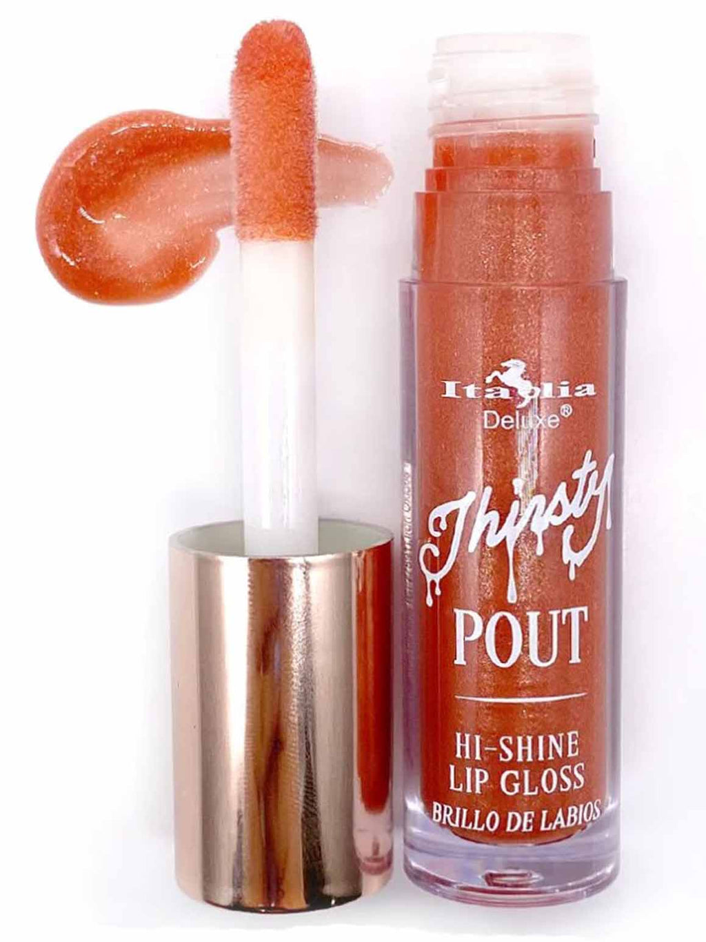 Italia Deluxe Thirsty Pout Hi-Shine Lip Gloss 2-Pack
