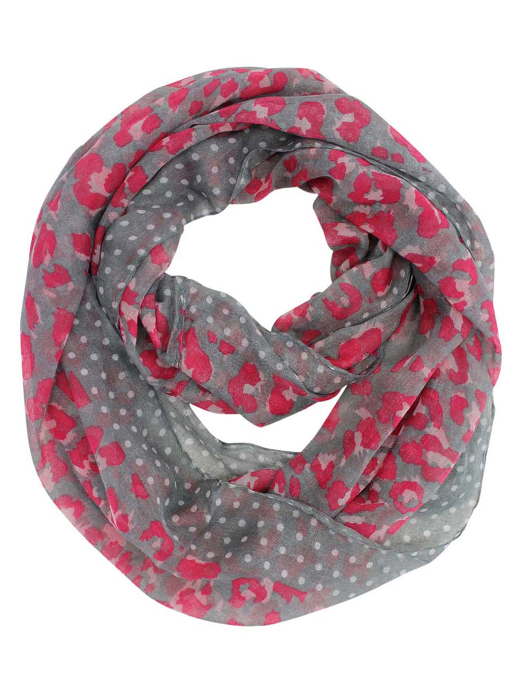 Leopard & Polka Dot Infinity Scarf