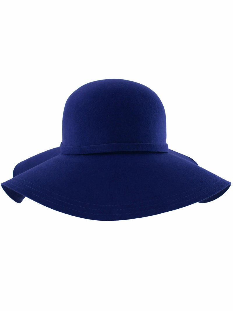 Wide Brimmed Wool Floppy Hat