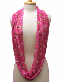 Floral Lace Infinity Scarf