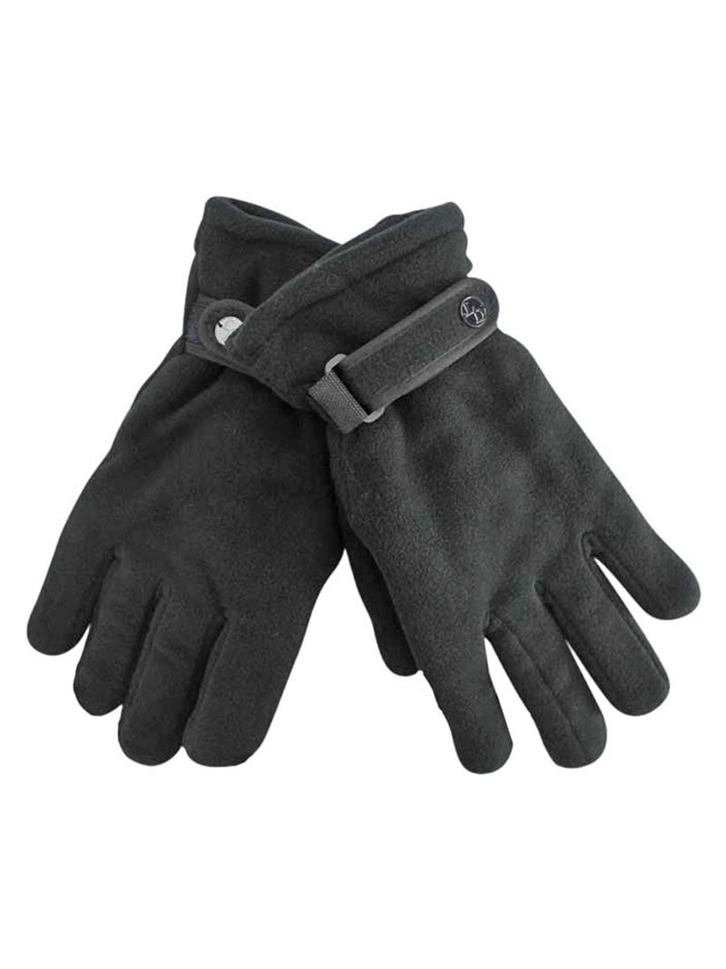 polar fleece handschuhe Luxury Divas Polar Fleece Mens Thermal Insulated Gloves, Men's, Size: One size, Black