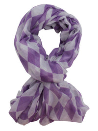 Harlequin Diamond Print Infinity Scarf