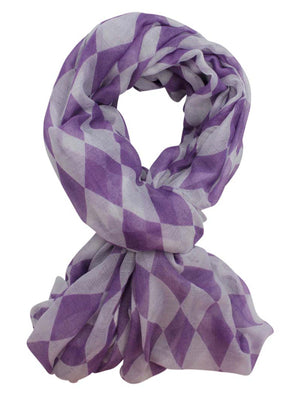 Harlequin Diamond Print Infinity Scarf