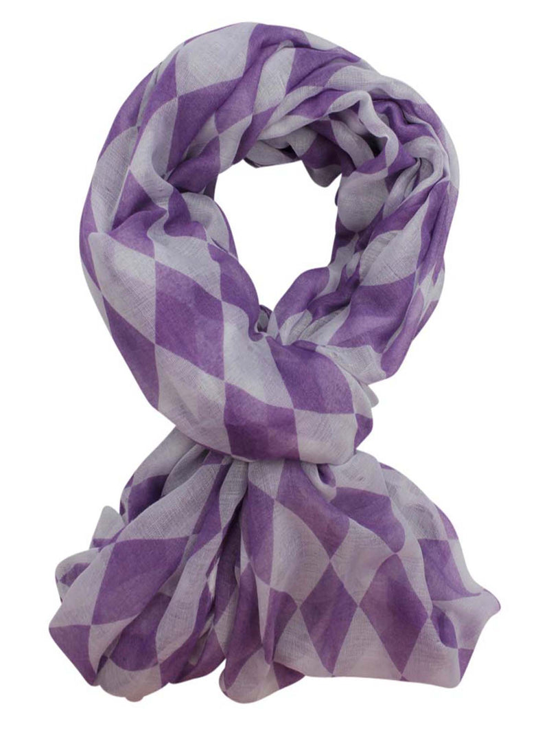 Harlequin Diamond Print Infinity Scarf