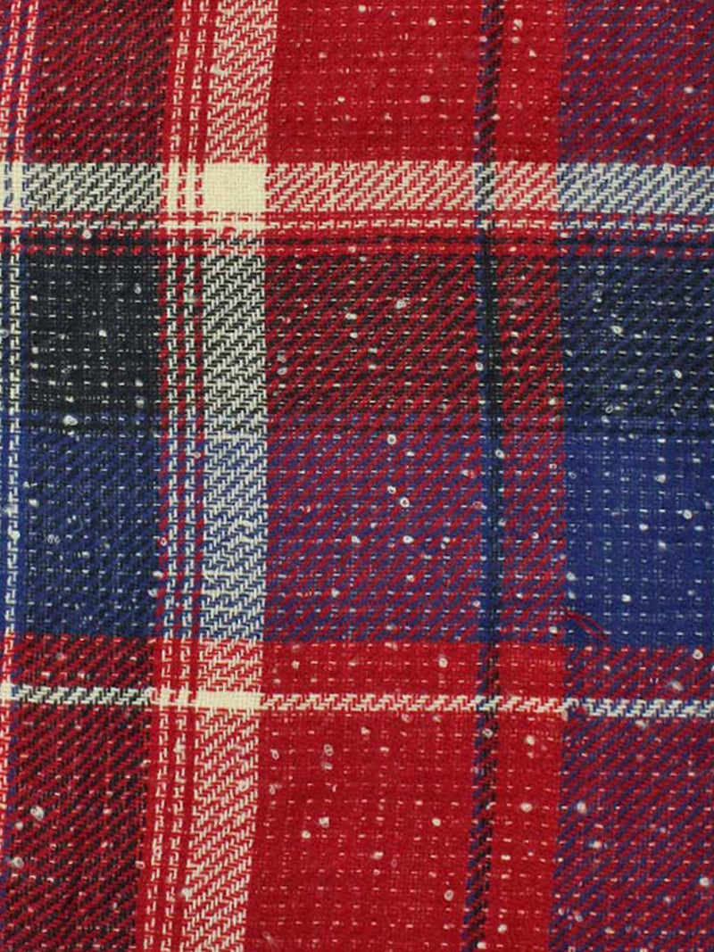 Vintage Style Plaid Blanket Scarf Wrap