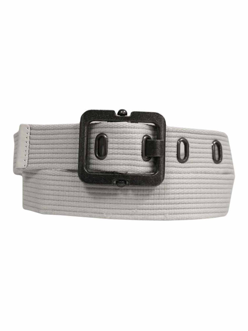 Canvas Belt With Square Buckle