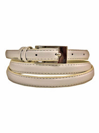 Thin Faux Patent Leather Belt