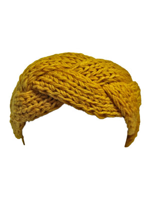 Soft Knit Braid Ear Covering Headband