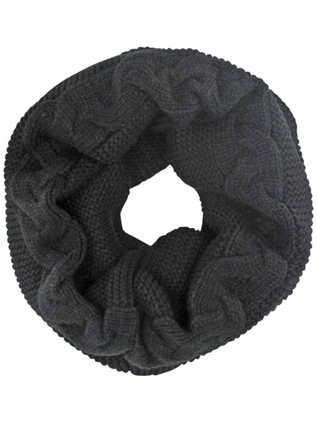 Chunky Cable Knit Winter Infinity Scarf