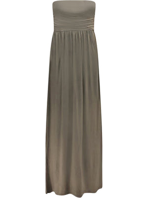 Long Strapless Maxi Dress