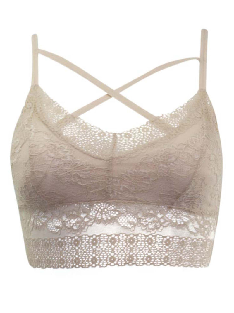 Lace Bralette With Front Detail