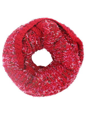 Winter Knit Multicolor Unisex Infinity Scarf