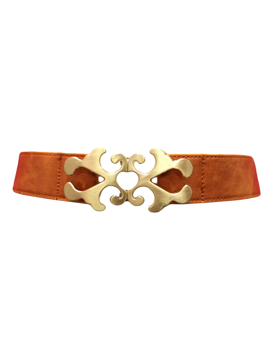 Waist Belt With Antiqued Gold Buckle