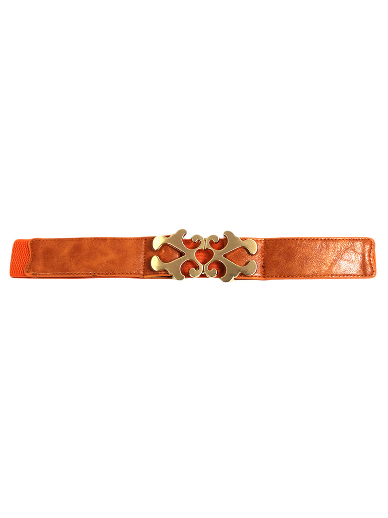 Waist Belt With Antiqued Gold Buckle