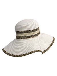 Woven Straw Bohemian Style Floppy Hat