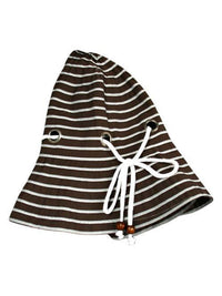 Brown Nautical Bucket Hat With Rope Hatband