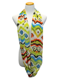 Abstract Print Infinity Scarf