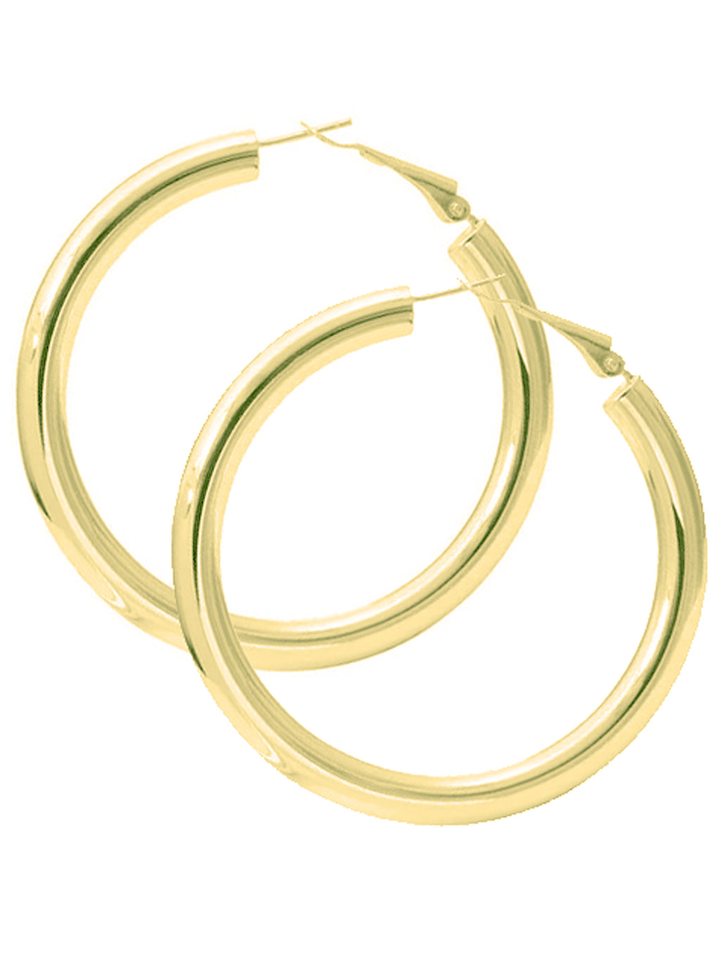 Tube Style Hoop Earrings