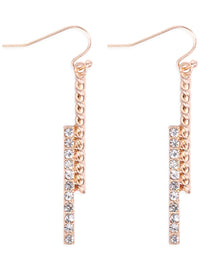 Crystal Rhinestone Hook Earrings