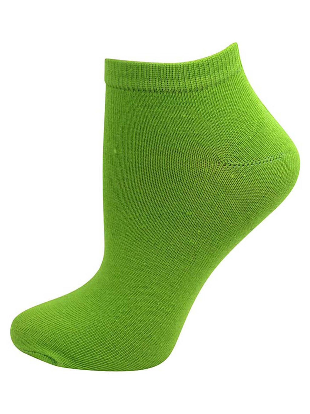 Solid Light Color Assorted 6-Pack Ladies Ankle Socks
