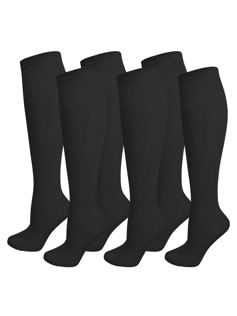 Bundled 6 Pack Lot Knee High Socks For Women – Luxury Divas