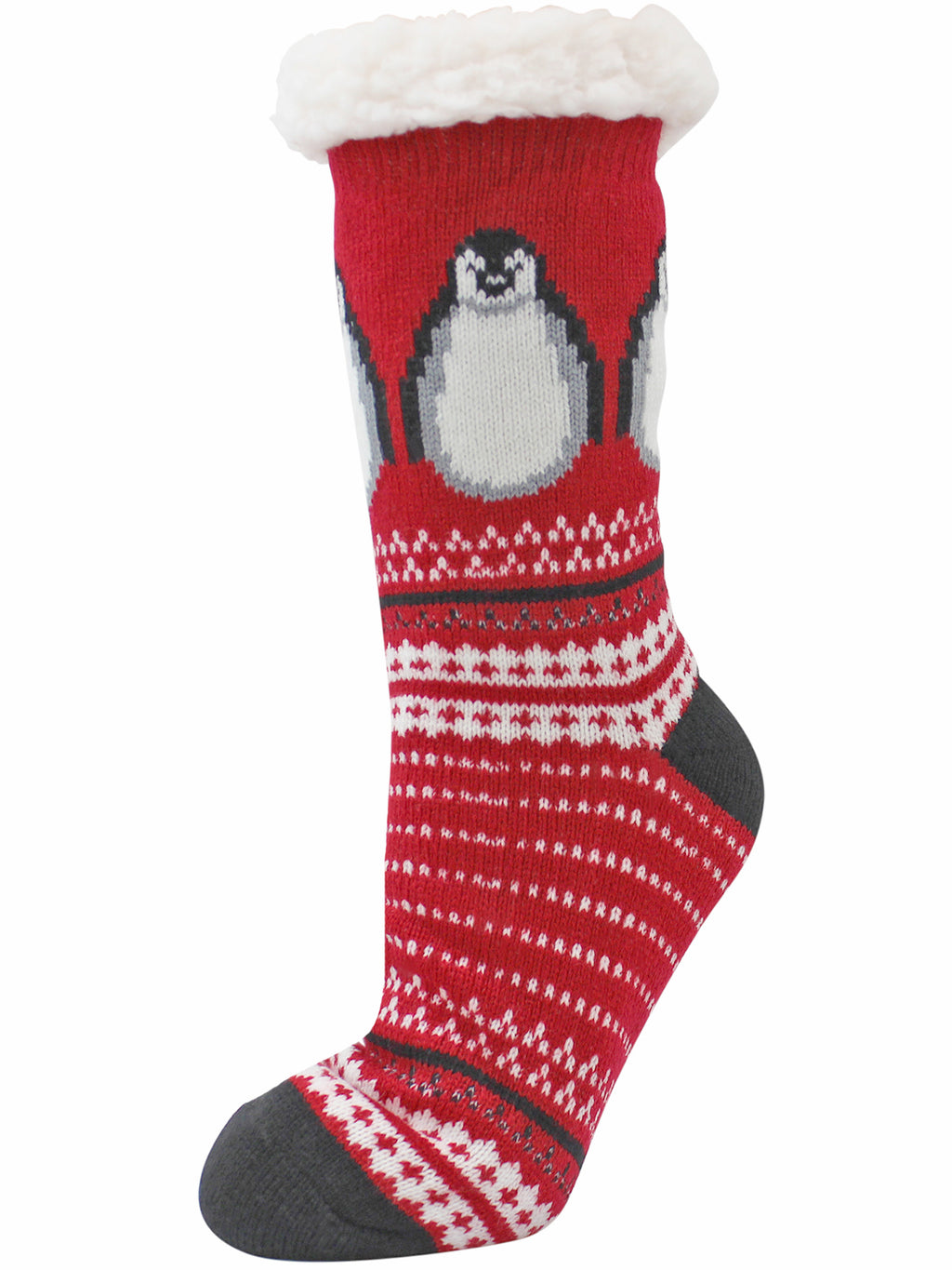 Polar Bear & Penguin 2-Pack Slipper Socks